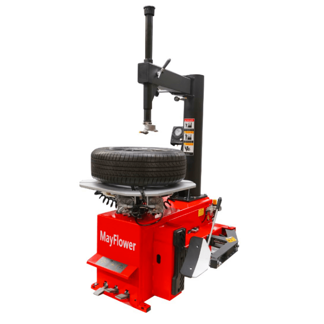 Mayflower 1.5 HP Red Edition Tire and Wheel Changer with 980 Bead Blaster - Ultimate Performance!