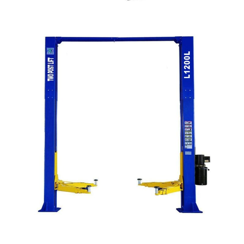 Elevate Your Garage Experience with the L1200L 2-Post Overhead Auto Lift - 12,000 lb Capacity Truck Hoist!