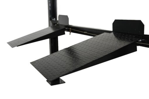 Mayflower Heavy-Duty 8000 lbs Blacksmith Four-Post Car Lift for Efficient Vehicle Storage and Service