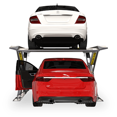 Heavy-Duty A6W Autostacker - 6,000 lb Capacity | Extra Wide Platform Parking Lift