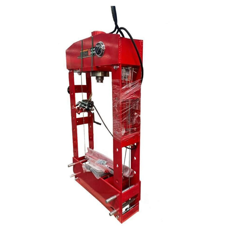 Agrotk Heavy-Duty 75 Ton Air Hydraulic Shop Press - Sturdy H Frame Design for Maximum Strength