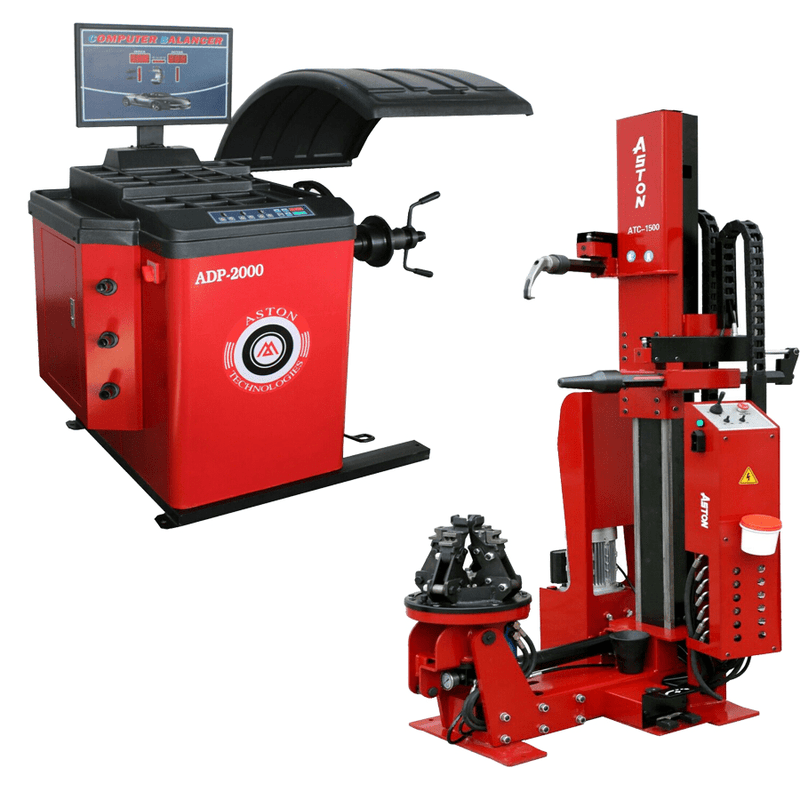 Ultimate Aston Truck Tire Changer & Wheel Balancer Combo – Fully Automatic 4.0HP, 42" Powerhouse!