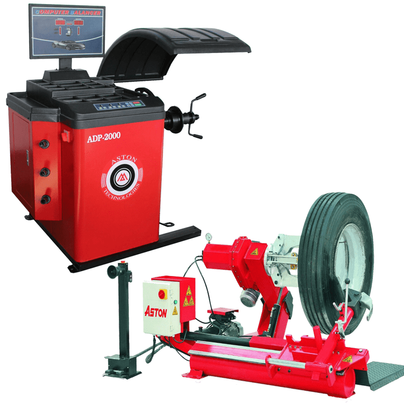 Aston® Ultimate Tire Changer and Wheel Balancer Duo for Trucks (1600-2000L)