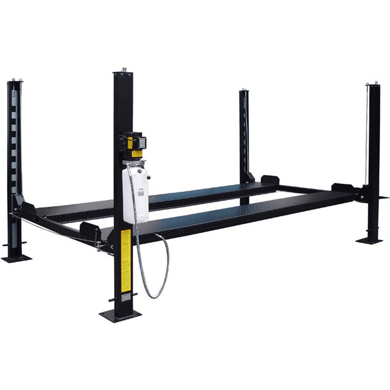 Premium Tuxedo FP8K-DX 8,000 lb Deluxe Storage Lift with Durable Poly Casters, Drip Trays, and Versatile Jack Tray