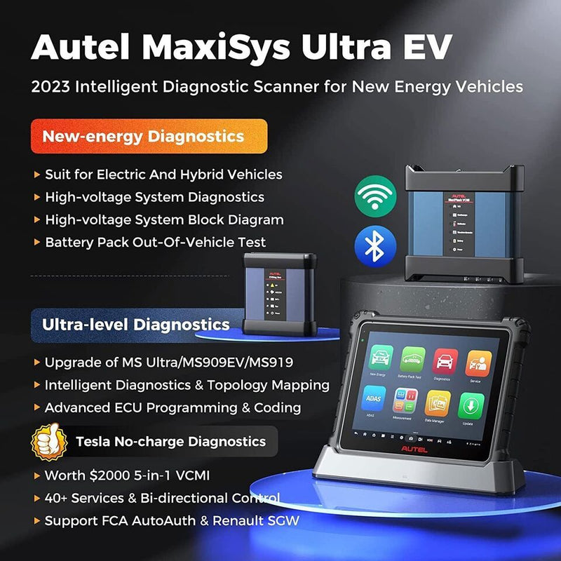 Autel MaxiSys Ultra EV VCMI: Advanced Electric Vehicle Diagnostic Scanner with Intelligent Programming Features