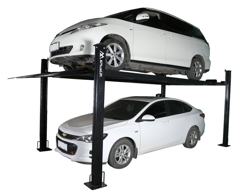 Elevate Your Automotive Experience with the Apluslift HW-8S Portable Four-Post Car Lift – 8000 LB Capacity!