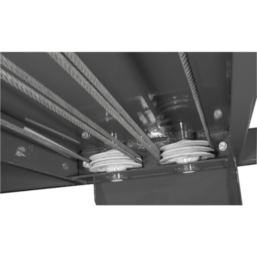 Heavy-Duty 9,000 lb Capacity Four-Post Lift - Extra-Wide and Extended Length for Superior Performance