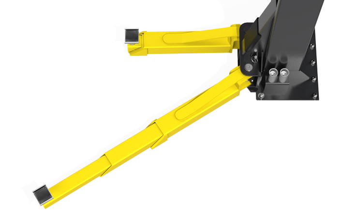 XPR-12CL-LTA Heavy-Duty 12,000 lb. 2-Post Lift with Clearfloor Design and Extended 72" Telescoping Arms