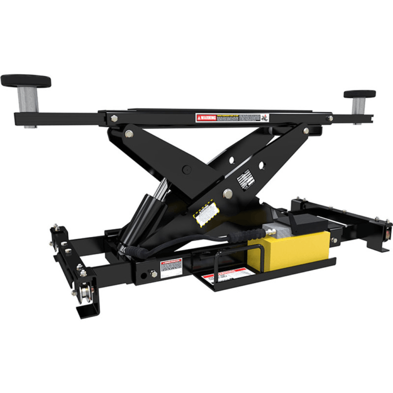 Elevate Your Garage with the RJ6W 6,000-lb. Capacity Rolling Bridge Jack Featuring Effortless Easy-Roll Wheels!