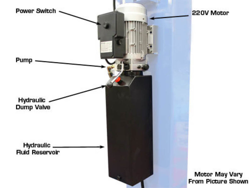 Atlas 412A Heavy-Duty 12,000 lbs 4-Post Alignment Lift for Precision Vehicle Maintenance