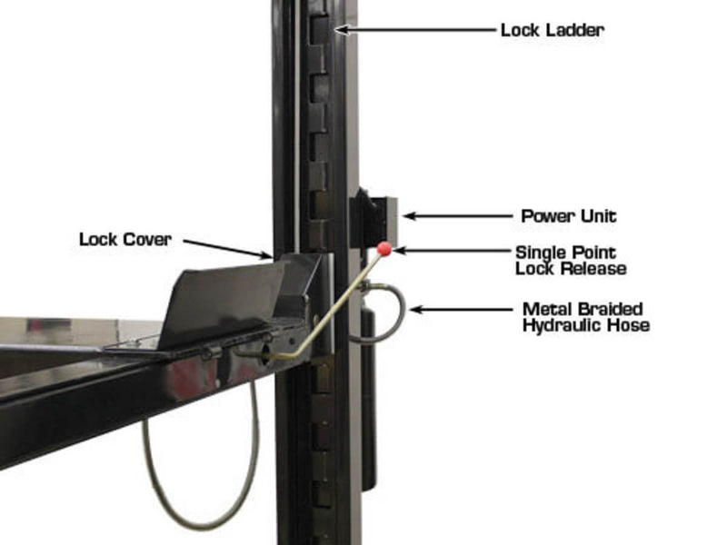 Atlas Garage PRO9000 Heavy-Duty 4-Post Vehicle Lift