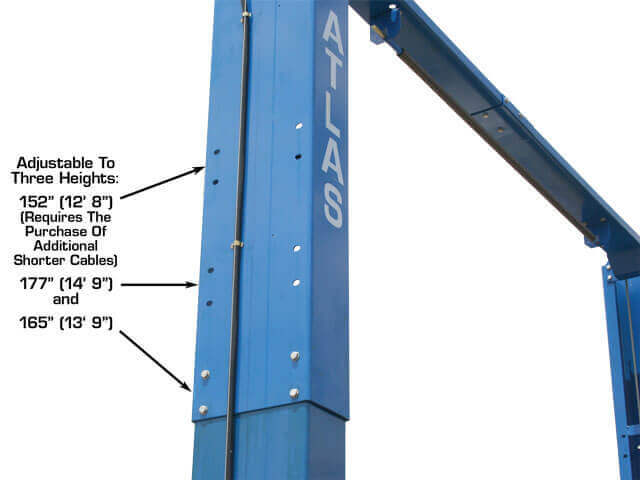 Atlas PV12PX Heavy-Duty 12,000 lbs Dual Post Overhead Lift for Ultimate Performance