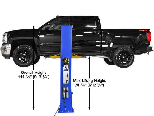 Premium Atlas Platinum ALI Certified 9,000 lbs Baseplate Lift - Model ATEAP-PVL9BP