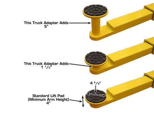 Atlas 9KBPX Heavy-Duty 9,000 lbs Two-Post Baseplate Car Lift