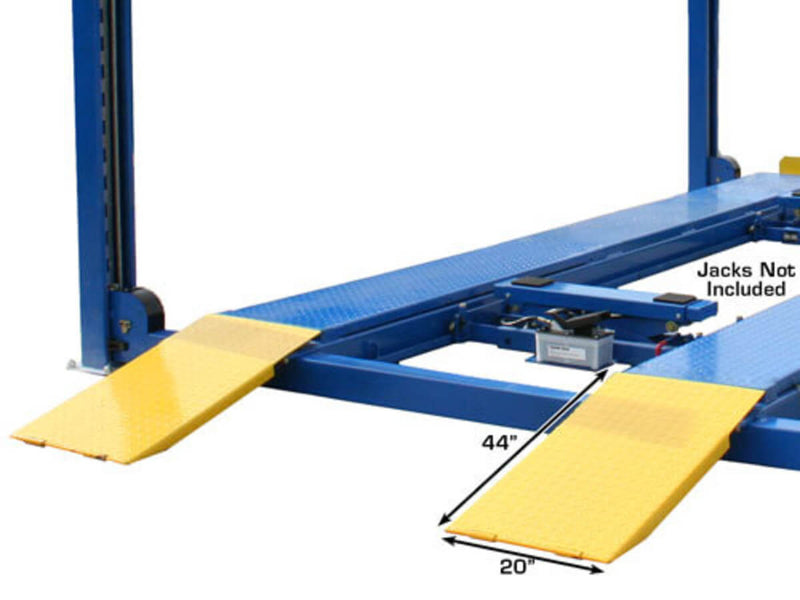 Heavy-Duty Atlas 412 12,000 lbs Commercial 4-Post Auto Lift - Model ATEATTD-412