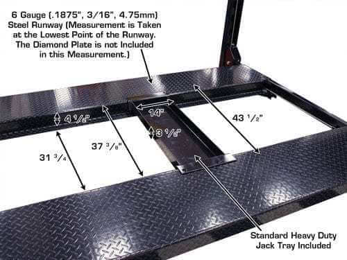 Atlas Garage PRO8000 EXT Extra Tall 4-Post Vehicle Lift - Elevate Your Garage Experience!