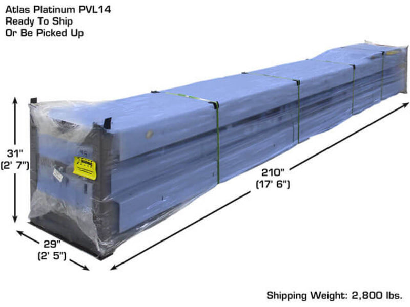 Atlas Platinum ALI Certified 14,000 lbs 4-Post Lift – Elevate Your Workspace with Confidence!