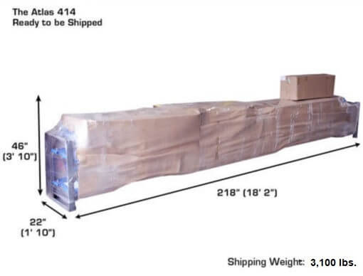 Atlas 414 Heavy-Duty 14,000 lbs Commercial 4-Post Vehicle Lift