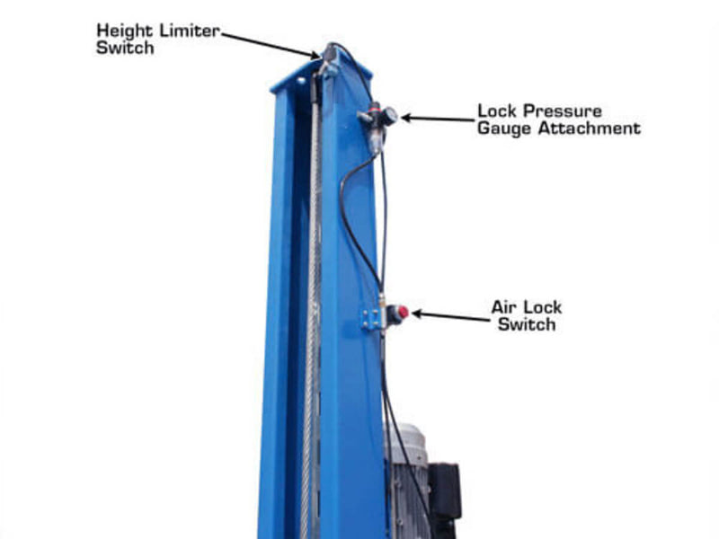 Atlas 414A Heavy-Duty 14,000 lb 4-Post Car Alignment Lift