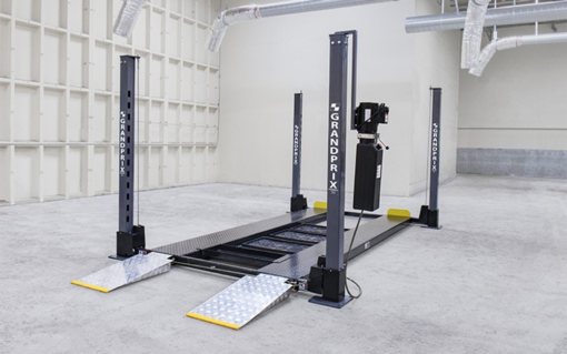 GP-9XLT Heavy-Duty Lifting Package: 9,000-lb Capacity, High Lift and Extended Length with Aluminum Ramps, Caster Kit, Jack Platform, and Drip Trays Included!