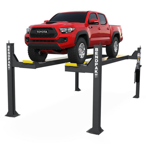 Experience Precision with the HDSO14AX 14,000-lb. Capacity Open-Front Alignment Lift – Extended Edition with Turnplates and Slip Plates!