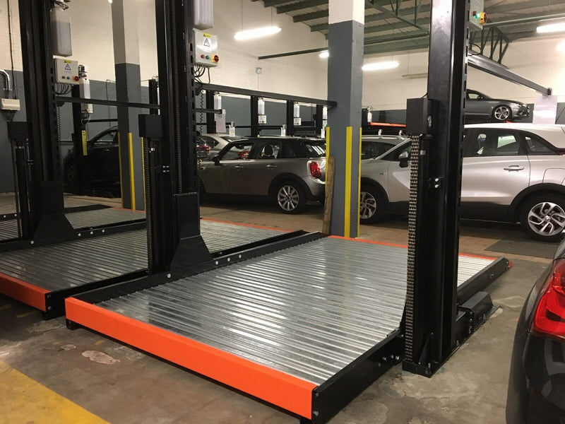 Elevate Your Parking Experience: Dual Post Car Lift & Stacker System