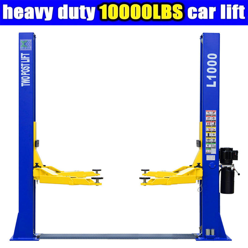 Heavy-Duty 10,000 LB Capacity L1000 2-Post Car Lift - Perfect for Auto and Truck Hoisting!