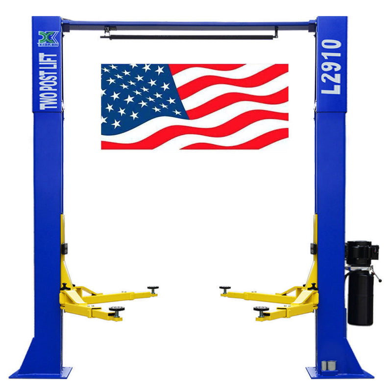 Heavy-Duty 9,000 lb L2910 2-Post Car Lift - Versatile Auto & Truck Hoist with 220V/110V Options